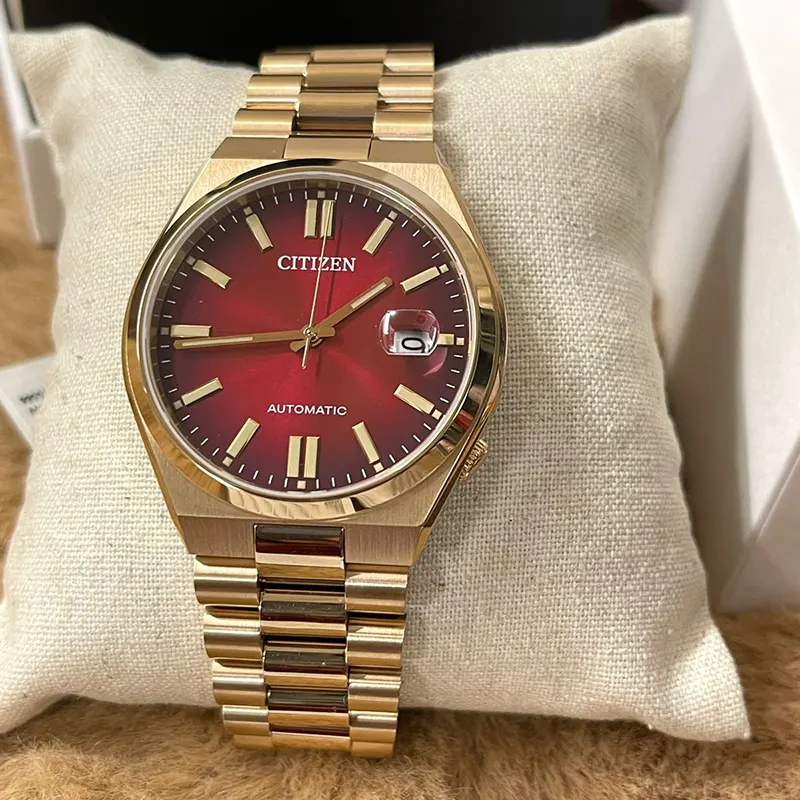 Citizen Tsuyosa Automatic Red Brown Dial Men’s Watch | NJ0153-82X